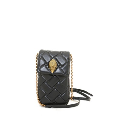 KG Kensington Phone Bag Black Leather